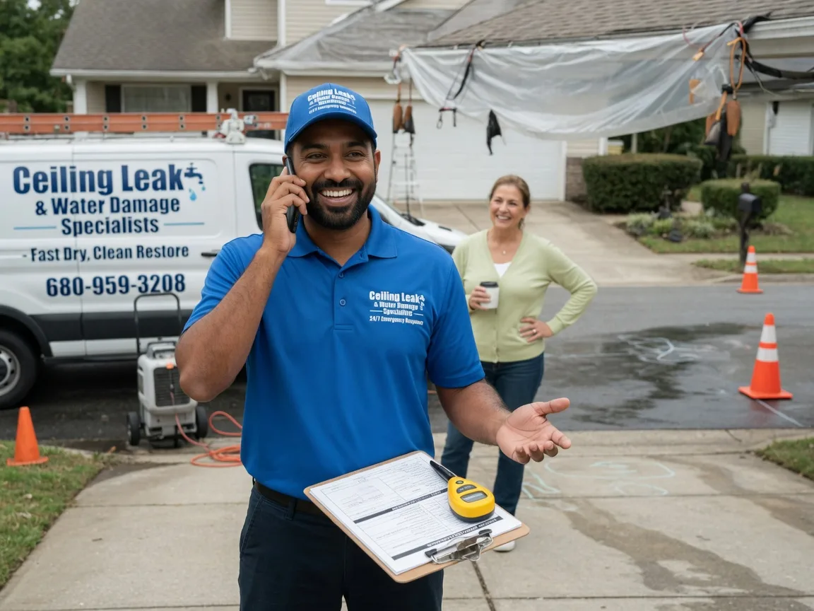 Ceiling Leak Cleanup Zieglerville, PA FAQs